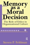 Cover: Memory as a Moral Decision - Transaction Publishers