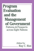 Cover: Program Evaluation and the Management of Government - Transaction Publishers
