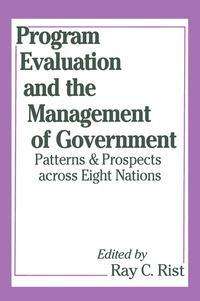Enlarge image Cover: Program Evaluation and the Management of Government - Transaction Publishers