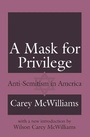 Cover: A Mask for Privilege - Transaction Publishers