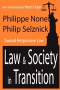 Cover: Law and Society in Transition - Transaction Publishers