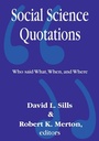 Cover: Social Science Quotations - Transaction Publishers