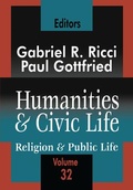 Cover: Humanities and Civic Life - Transaction Publishers