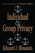 Cover: Individual and Group Privacy - Transaction Publishers