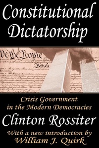 Abbildung von: Constitutional Dictatorship - Transaction Publishers