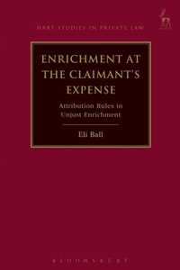 Abbildung von: Enrichment at the Claimant's Expense - Hart Publishing