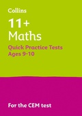 Cover: 11+ Maths Quick Practice Tests Age 9-10 (Year 5) - Letts Educational