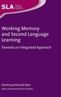 Cover: Working Memory and Second Language Learning - Multilingual Matters