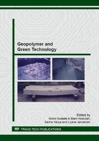 Enlarge image Cover: Geopolymer and Green Technology - Trans Tech Publications Ltd