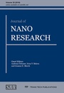 Cover: Journal of Nano Research Vol. 38 - Trans Tech Publications Ltd