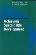 Cover: Achieving Sustainable Development - University of British Columbia Press
