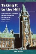 Cover: Taking It to the Hill - University of Ottawa Press