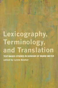 Abbildung von: Lexicography, Terminology, and Translation - University of Ottawa Press