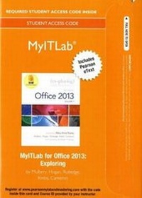 Abbildung von: MyLab IT with Pearson eText -- Access Card -- for Exploring with Office 2013 - Pearson