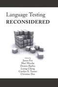 Cover: Language Testing Reconsidered - University of Ottawa Press