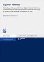 Cover: Right to Identity - Franz Steiner Verlag