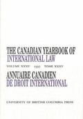 Cover: The Canadian Yearbook of International Law, Vol. 35, 1997 - University of British Columbia Press