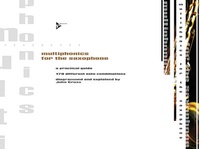 Enlarge image Cover: Multiphonics for the Saxophone - advance music