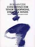 Cover: Concertino for Tenor Saxophone, Strings & Winds - advance music