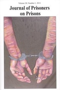 Cover: Journal of Prisoners on Prisons V20 #1 - University of Ottawa Press