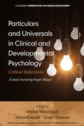 Cover: Particulars and Universals in Clinical and Developmental Psychology - Information Age Publishing