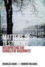 Cover: Matters of Testimony - Berghahn Books