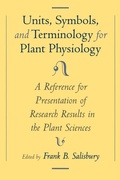 Cover: Unit, Symbols, and Terminology for Plant Physiology - Oxford University Press Inc