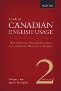 Cover: Guide to Canadian English Usage - Oxford University Press, Canada