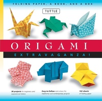 Enlarge image Cover: Origami Extravaganza! Folding Paper, a Book, and a Box - Tuttle Publishing
