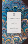 Cover: Shakespeare's Cultural Capital - Palgrave Macmillan