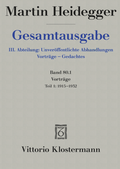 Cover: Vortr&auml;ge - Vittorio Klostermann Verlag