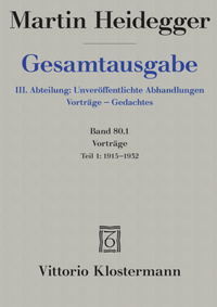 Enlarge image Cover: Vorträge - Vittorio Klostermann Verlag