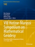 Cover: VIII Hotine-Marussi Symposium on Mathematical Geodesy - Springer