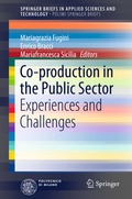 Cover: Co-production in the Public Sector - Springer