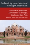 Cover: Authenticity in Architectural Heritage Conservation - Springer