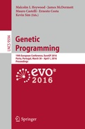 Cover: Genetic Programming - Springer