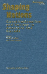 Enlarge image Cover: Shaping Nations - University of Ottawa Press