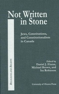 Cover: Not Written in Stone - University of Ottawa Press