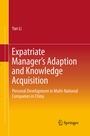 Cover: Expatriate Manager's Adaption and Knowledge Acquisition - Springer