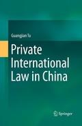 Abbildung von: Private International Law in China - Springer