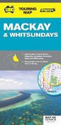 Abbildung von: Mackay & Whitsundays Map 485 26th ed - UBD Gregory's
