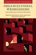 Cover: Organizational Wrongdoing - Cambridge University Press