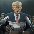 Cover: The Truth Behind the Conspiracies: A Memoir by Donald J. Trump - Lulu.com