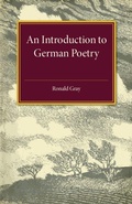 Cover: An Introduction to German Poetry - Cambridge University Press