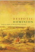 Cover: Despotic Dominion - University of British Columbia Press