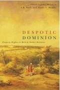 Cover: Despotic Dominion - University of British Columbia Press