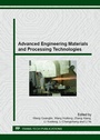 Cover: Advanced Engineering Materials and Processing Technologies - Trans Tech Publications Ltd