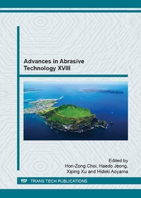Enlarge image Cover: Advances in Abrasive Technology XVIII - Trans Tech Publications Ltd