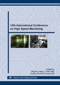 Cover: 12th International Conference on High Speed Machining - Trans Tech Publications Ltd