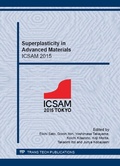 Cover: Superplasticity in Advanced Materials - ICSAM 2015 - Trans Tech Publications Ltd
